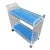 Postmodern Lucite Mirrored Bar Cart For Sale