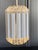 Very rare raak lamp composed of 12 aluminum shafts, each with a slanted acrylic glass diffuser at its end. model septiem...