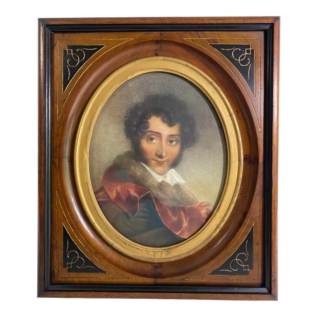 Antique Victorian Frame With Celtic Style Motif Antique Print For Sale