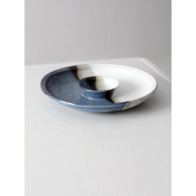 Vintage Studio Pottery Platter For Sale - Image 6 of 10