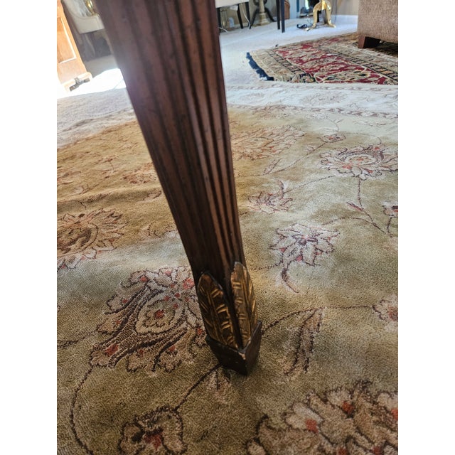 Vintage Round Side Accent Table For Sale - Image 9 of 9