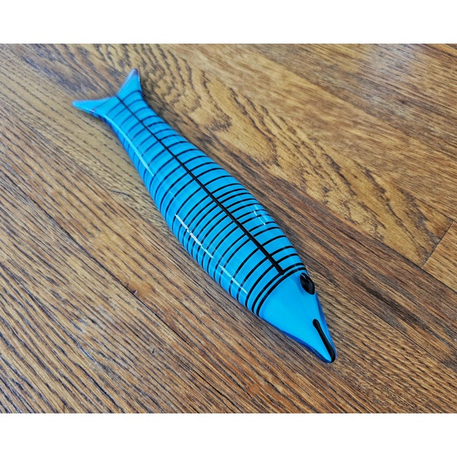 Venini Murano Art Glass Fish Sculpture by Ken Scott for Venini, 1950s For Sale - Image 4 of 8