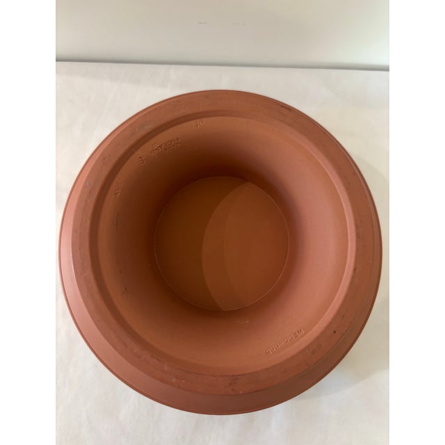Rare Vintage 1957 Wedgwood Terra Cotta Round Footed Imperial Bowl For Sale - Image 9 of 9