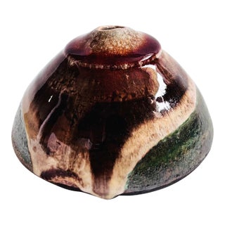 Raku Pottery Bud Vase For Sale