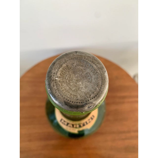 Mid-20th Century Extra Large Martini & Rossi Vermouth Glass Bottle For Sale - Image 11 of 13