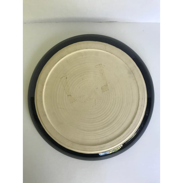 1977 Studio Pottery Plate Signed Jeniye For Sale In Los Angeles - Image 6 of 8