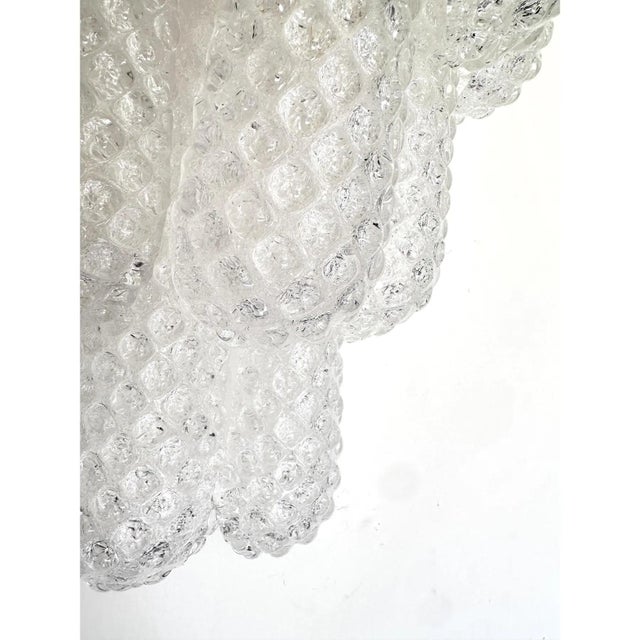 Contemporary Clear Conchiglie Murano Glass Gold Wall Sconce by Simoeng For Sale - Image 3 of 9