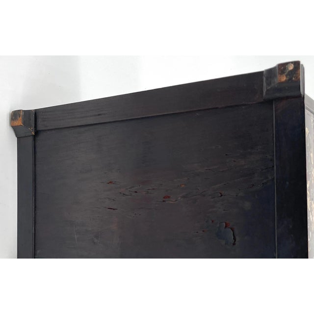 Chinese Antique Chinese Mother of Pearl Inlaid Hardwood Jardinière with Copper Liner For Sale - Image 3 of 12