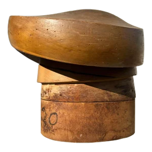 Early 20th Century Wooden Hat Makers Form