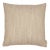 Oatmeal Herringbone Woven Cushion With Feather Filler - 42x42cm (17"x17") For Sale