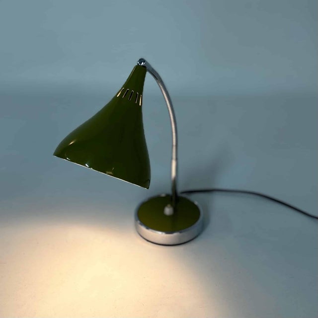 1960s Green Desk Light, Florence, Italy, 1960s For Sale - Image 5 of 11