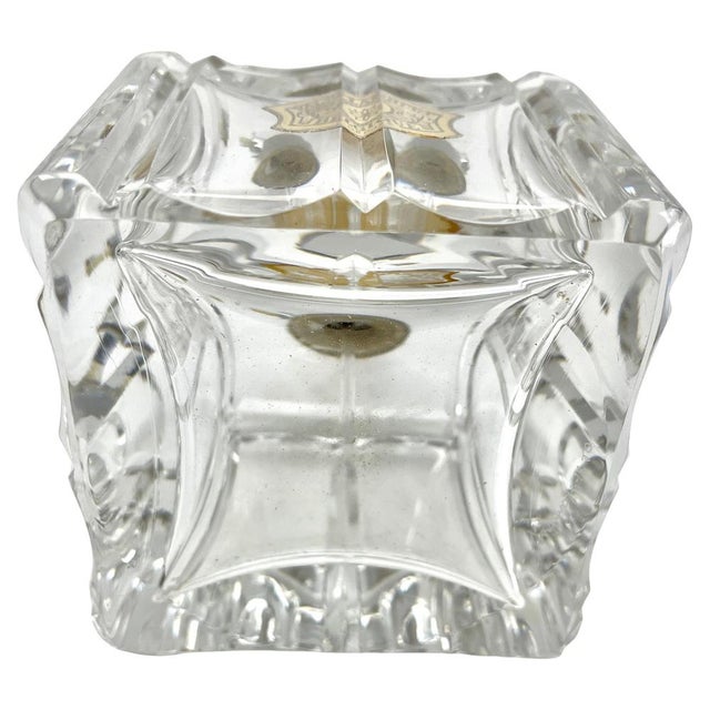 Crystal Set from Val Saint Lambert, Belgium, 1950s, Set of 3 For Sale - Image 12 of 15