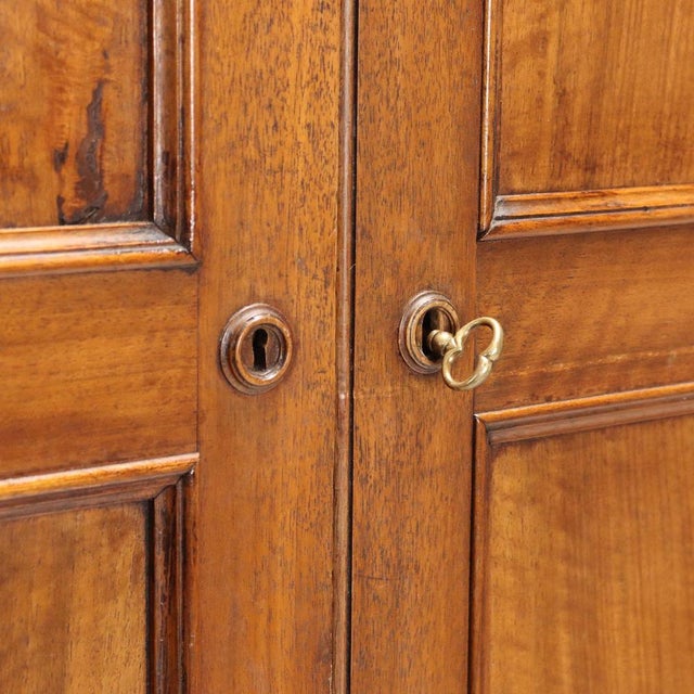 Walnut Wardrobe, Italy, Late 19th Century For Sale - Image 6 of 11