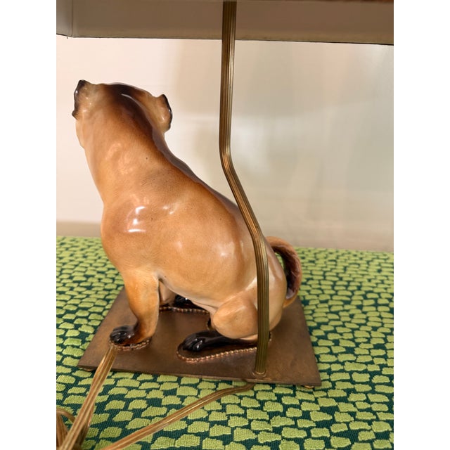 Pair Meissen Porcelain Pug Dogs & One With Child For Sale - Image 11 of 11