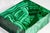 1970s Stunning Vintage European Malachite Box Hand Cut Geometric Stone Mid Century Luxury Home Decor For Sale - Image 5 of 14