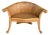 Sculptural Teak Wood Lotus Leaf Chair With Carved Detailing For Sale