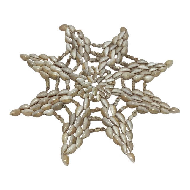 Vintage Sea Shell Starfish Design Trivet For Sale