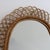 Vintage Italian Rattan Wall Mirror, 1960s For Sale - Image 3 of 12