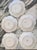 Bordallo Pinheiro Vintage Bordallo Pinheiro Cabbage White Luncheon Plates, Rimmed - Set of 5 For Sale - Image 4 of 8