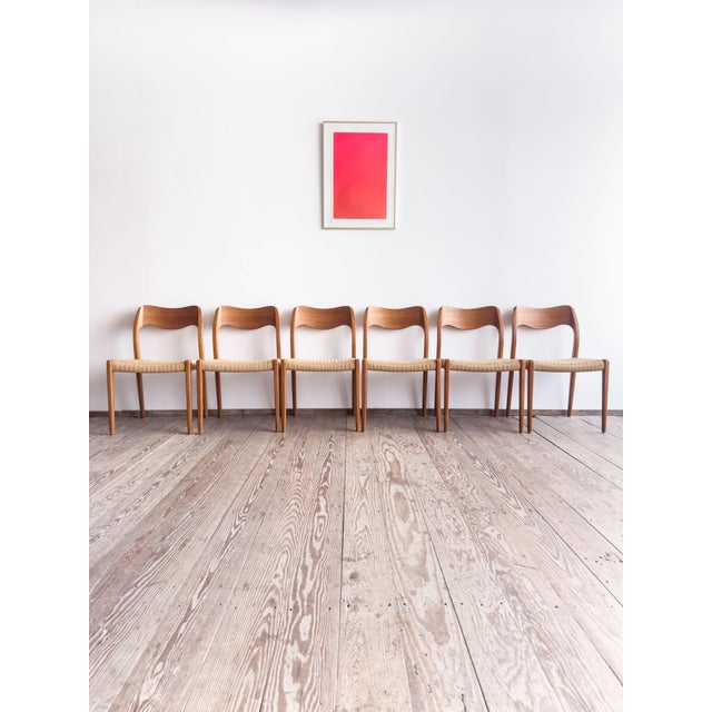 Dining Room Chairs by Niels O. Møller for J.L. Mollers, Set of 6 For Sale - Image 18 of 18