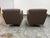 2010s Dellarobbia Regis Swivel Lounge Armchairs, Pair For Sale - Image 5 of 12