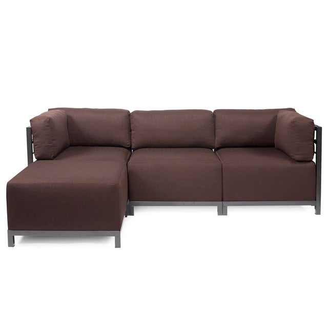 2020s Axis Corner Chair Sterling Chocolate Titanium Frame For Sale - Image 5 of 7