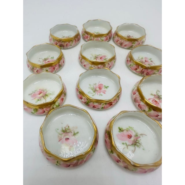Late 19th Century Antique Hand Painted Salts For Sale - Image 5 of 5