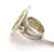 Contemporary Gurhan Moon Beam Sterling 24k Gold Overlay & Black Diamonds Ring-Size 6.5 For Sale - Image 3 of 6
