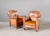 Art Deco French Leather Armchairs 1920s, Set of 2 For Sale - Image 16 of 17