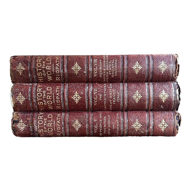 Antique Ridpath's History of the World- Set f 3 For Sale
