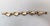 Mid-Century Modern Vintage 1950s Signed Napier Goldtone Ribbon Link Bracelet For Sale - Image 3 of 8