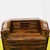 Wooden Writing Desk with Inlays and Three Curved Drawers For Sale - Image 9 of 18