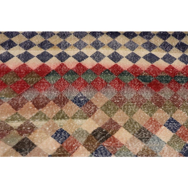 Late 20th Century Vintage Turkish Sivas Rug, 04'03 X 05'10 For Sale - Image 5 of 10