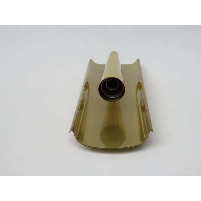 Polished & Matte Brushed Brass Wall Lights, 1950s, Set of 2 For Sale - Image 11 of 13