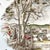 Johnson Brothers 1990s Large English Transferware Ironstone Thanksgiving Platter, Friendly Village by Johnson Brothers For Sale - Image 4 of 10