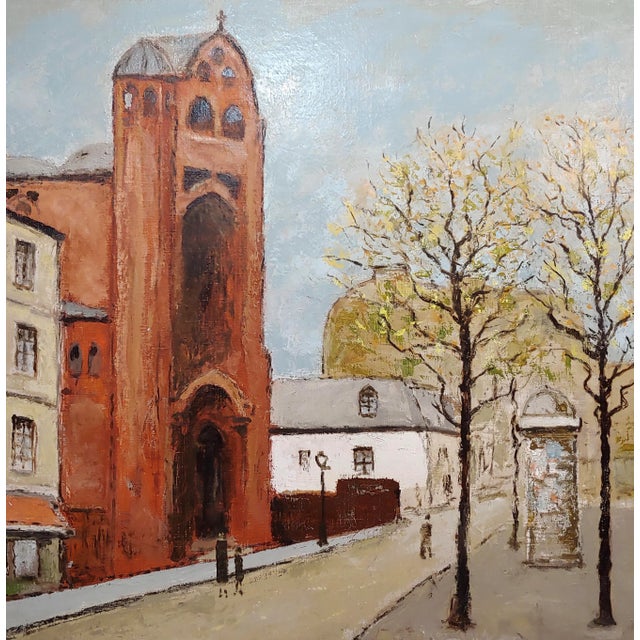 Louis Peyrat -Paris Street Scene - Oil Painting For Sale - Image 4 of 11