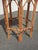 Brown Vintage French Country Brown Bamboo Rattan Side Table ~ End Table For Sale - Image 8 of 10