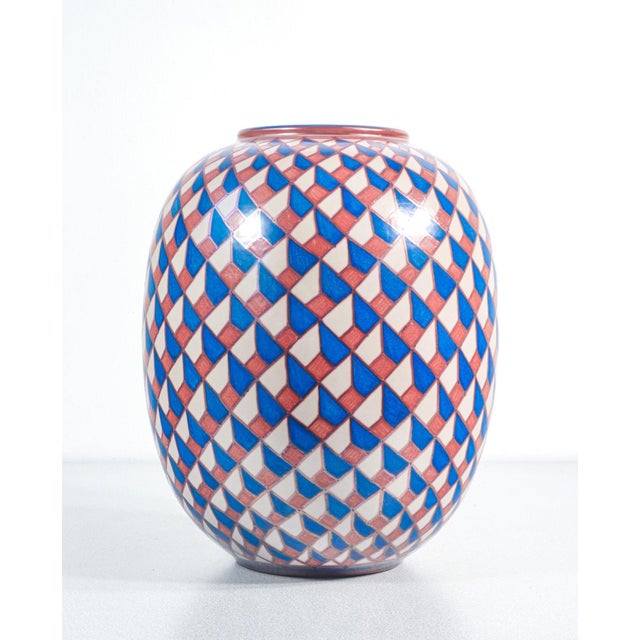 Majolica Vase by Bottega Vignoli, 1970s For Sale - Image 4 of 16
