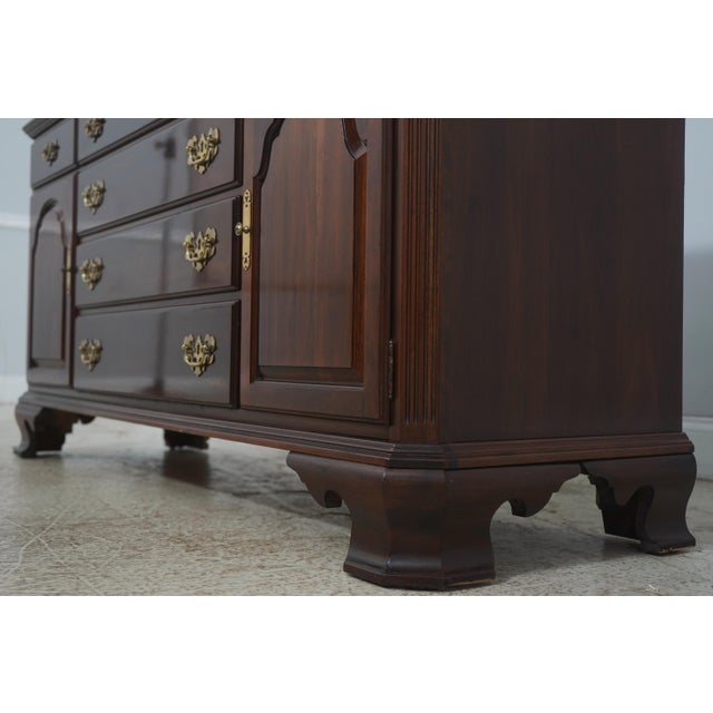 Ethan Allen Georgian Court Cherry Dresser For Sale - Image 10 of 18