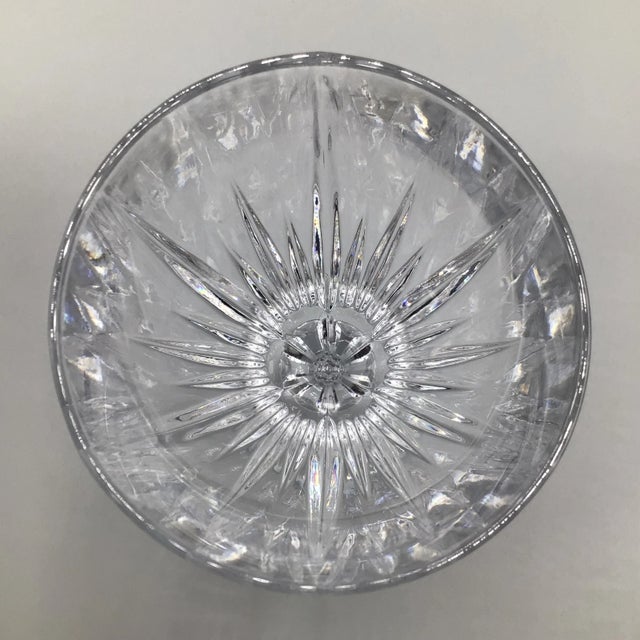 Glass Vintage Godinger Ingrid Pattern Water Goblets-Set of 6 For Sale - Image 7 of 13