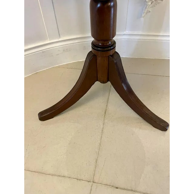 Antique Regency Dumbwaiter in Mahogany, 1869 For Sale - Image 11 of 12