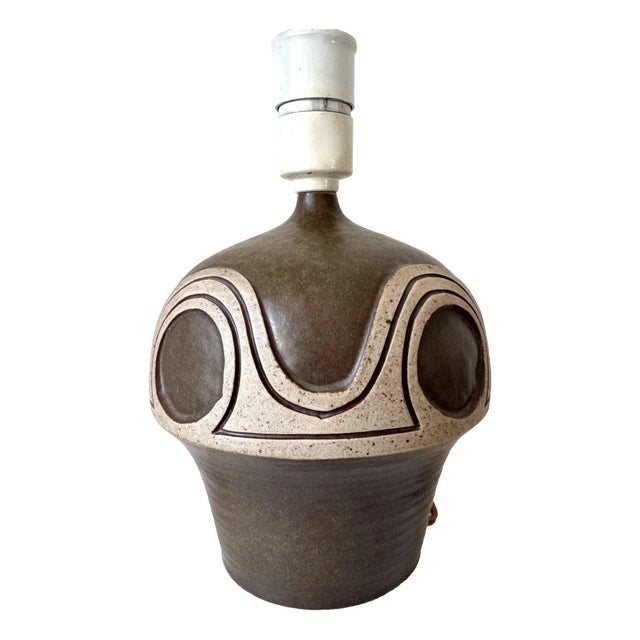Stoneware Table Lamp by Marianne Starck for Michael Andersen Bornholm, Denmark, 1960s For Sale
