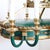 Chandelier in Gilded Bronze and Green Lacquered Metal For Sale - Image 18 of 18