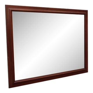 Large Cherry Vanity Dresser Bathroom Wall Mirror 6584 For Sale