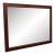 Large Cherry Vanity Dresser Bathroom Wall Mirror 6584 For Sale