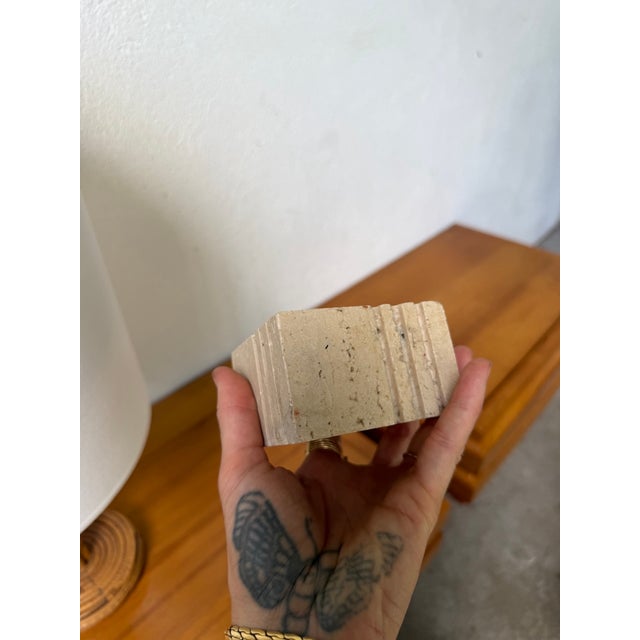 Travertine Ashtray from Fratelli Mannelli, 1970 For Sale - Image 12 of 16