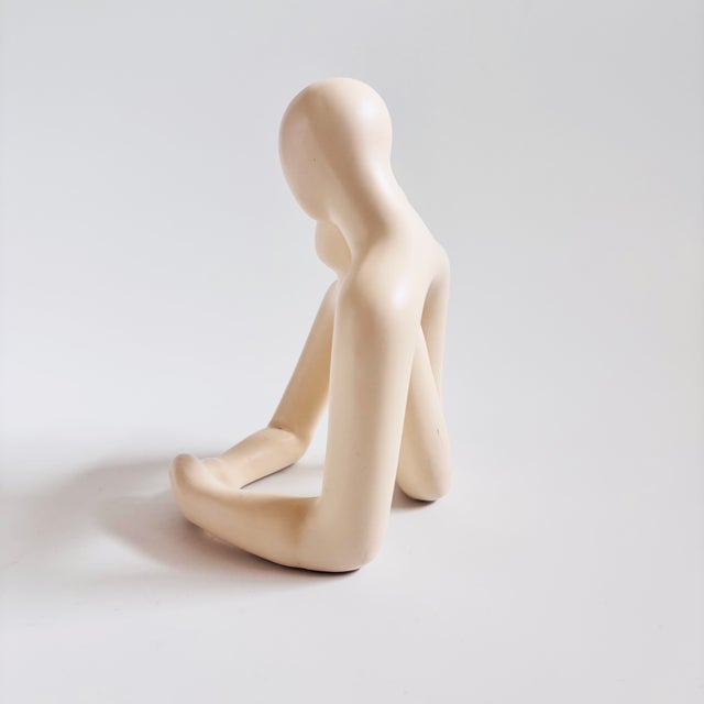 Late 20th Century Vintage Figurative Ceramic Sculpture For Sale - Image 5 of 9