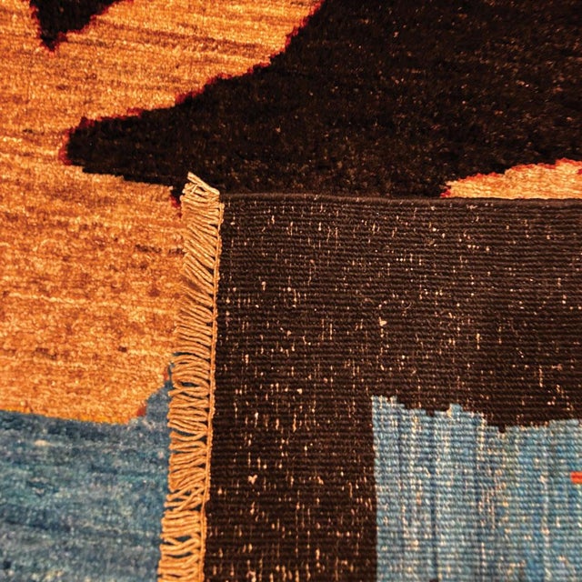 Modern Abstract Wool Rug, 1960s, in Flawless conditions. Designed 1950 to 1959