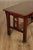 Antique Mission Oak Arts & Crafts Writing Desk With Drawer And Cutout Sides For Sale - Image 16 of 18