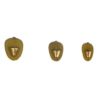 Wall Sconces attributed to M. Mategot for Atelier Mategot, 1950s, Set of 3 For Sale